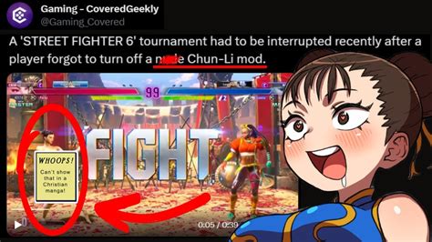 street fighter 6 chun li incident|Street Fighter 6 Tournament Accidentally Flashes。